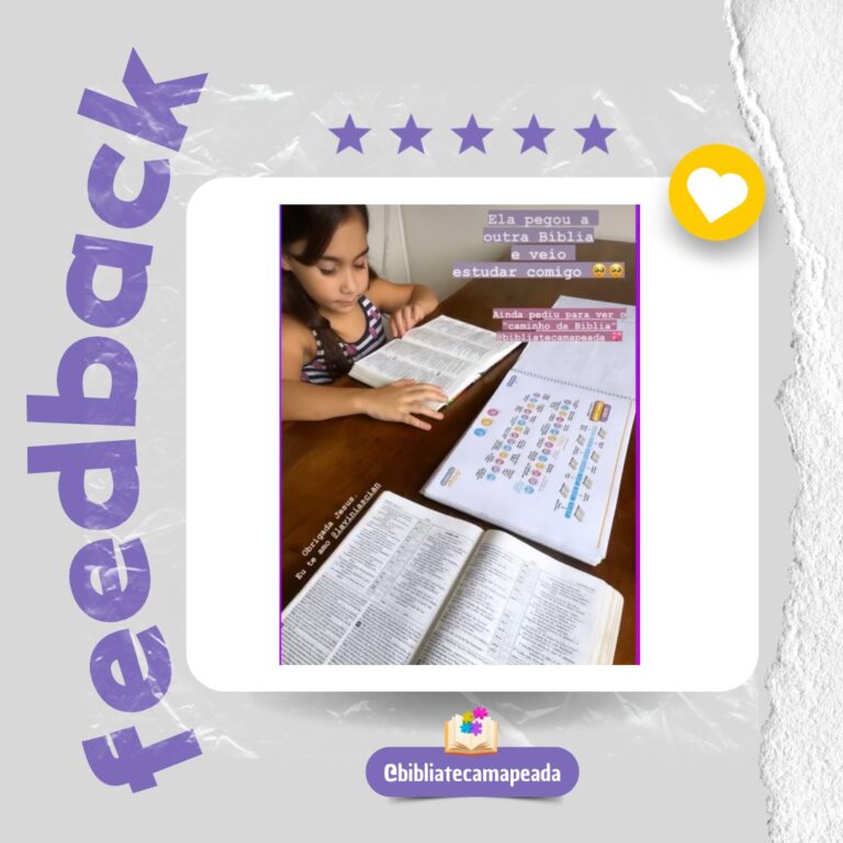 Feedback sobre material bíblico infantil